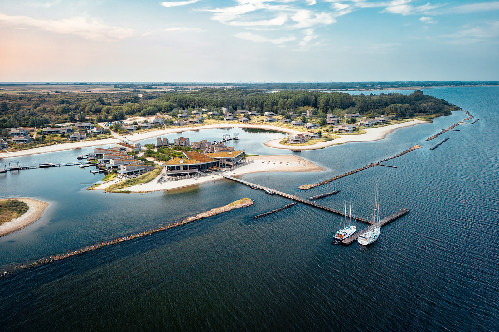 Beach Resort Punt West on Lake Grevelingen
